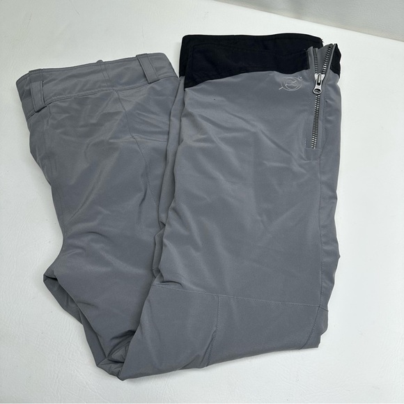 Obermeyer women’s Gray Ski/snow  Pants size 10 - Picture 1 of 12
